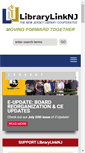 Mobile Screenshot of librarylinknj.org