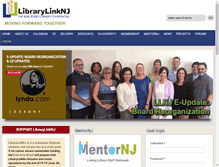 Tablet Screenshot of librarylinknj.org